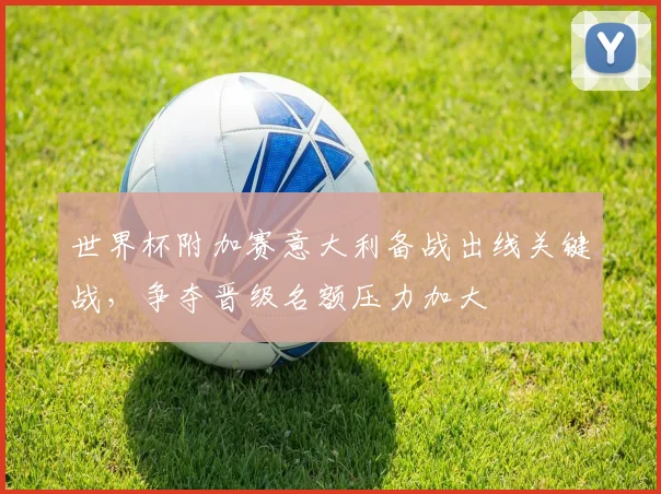 世界杯附加赛意大利备战出线关键战,争夺晋级名额压力加大