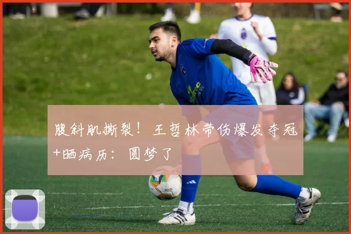 腹斜肌撕裂!王哲林带伤爆发夺冠+晒病历:圆梦了